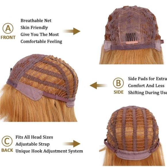 Bob Wigs for Women with Bangs Halloween Costume NWT main image 4